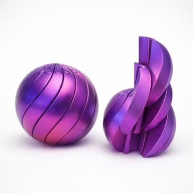 Imagem de Fidget Toy Anti Stress Sensorial, Brinquedo Educativo Criativo, Movimentos Infinitos, Crianças e Adultos, Autismo, Memória, Reflexo, Coordenação Motora, TDAH, Ansiedade, Anti Estresse (Twister Ball)