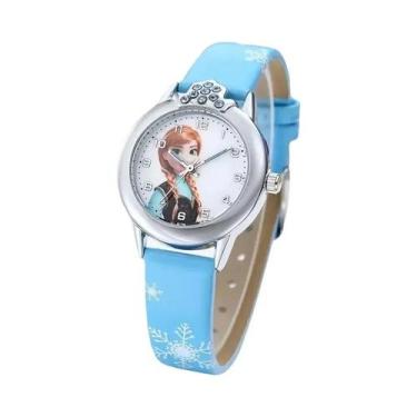 Imagem de Relógio Infantil Princesa Elsa Anna Para Meninas, Brinquedo De Desenho