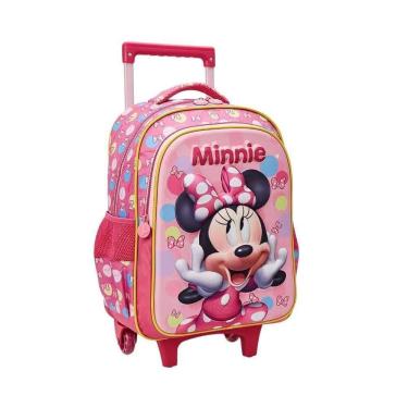 Imagem de Mochila De Carrinho Escolar Minnie 3d Xeryus