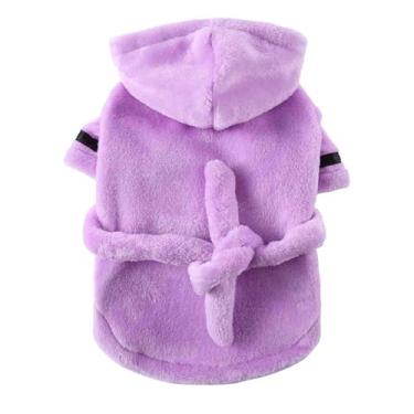 Imagem de Toalhas de microfibra para cães para secar cães grande toalha de secagem para cães médio pequeno roupão absorvente casaco personalizado roupão de banho com capuz roupas de gato macio e confortável