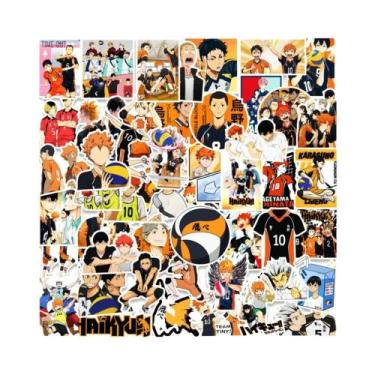 Imagem de Adesivos De Desenho Animado Haikyuu 10 30 50 Peças, Decalques Impermeá