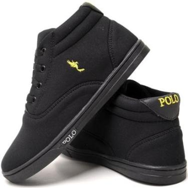 Imagem de Tênis Masculino Infantil Juvenil Sapatênis Menino Cano Alto Casual-Masculino