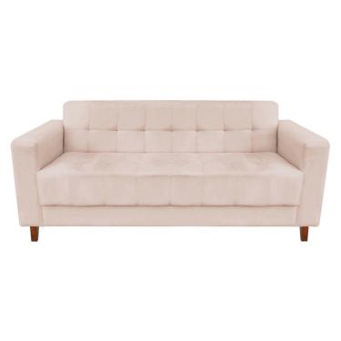Imagem de Sofá 3 Lugares Arezzo Suede Bege D´rossi