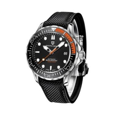 Imagem de Relógio Mecânico Automático Retro Luxuoso Masculino PAGANI DESIGN À Pr