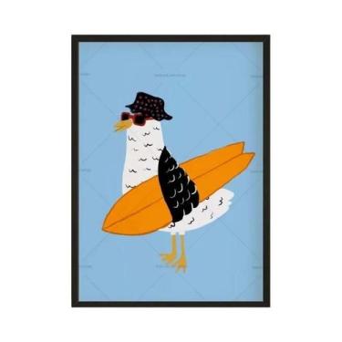 Imagem de Pintura Em Tela De Praia Tropical, Verão, Vinho E Lagosta, Arte De Con