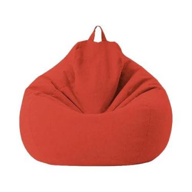 Imagem de Capa Grande De Algodão E Linho Para Puff, Poltrona De Canto, Cadeira P