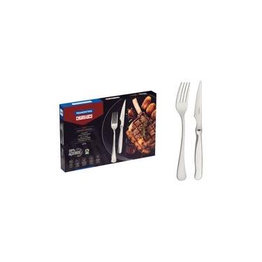 Imagem de Jogo para Churrasco Tramontina Zurique Aço Inox Fio Serrilhado 12 Peças