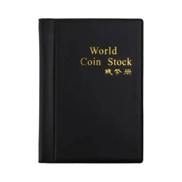 Imagem de Álbum De Moedas Com 120 Bolsos, Mini Organizador De Moedas Para Coleci