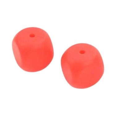 Imagem de Contas De Silicone Em Formato De Dado (10 Peças) Para Colares, Pulseir