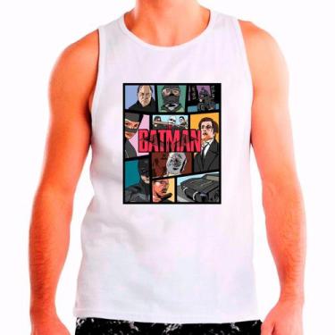 Imagem de Camiseta batman super herói camisa regata masculina lançamento 01 - DE