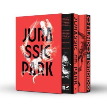 Imagem de Livro - Box Jurassic Park - Edição capa dura - Editora Aleph