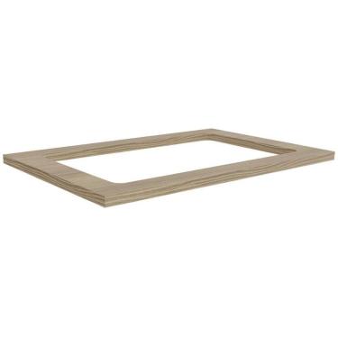 Imagem de Tampo P/ Balcão Cozinha E608 80cm Cooktop Nogueira - Kappesberg