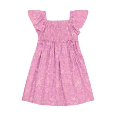 Imagem de Vestido infantil menina delicado Mundi, Lilás, 6
