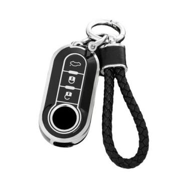 Imagem de Capa De Chave De Carro De Luxo Para Fiat 500, Ducato, Panda, 500L, Pun