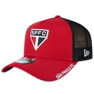 Imagem de BONE NEW ERA 9FORTY A-FRAME TRUCKER SAO PAULO FUTEBOL-Masculino