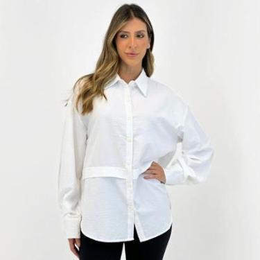 Imagem de Camisa Mamô Oversized Manga Longa Feminina-Feminino