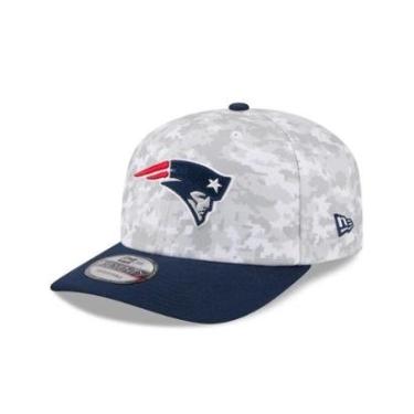 Imagem de BONE NEW ERA 9SEVENTY NEW ENGLAND PATRIOTS NFL SALUTE SERVICE 2025 MILITAR-Masculino