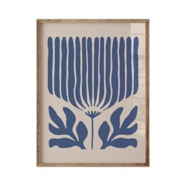 Imagem de Pintura Em Tela Com Estampa Floral Boêmia, Decoração Botânica Abstrata