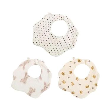 Imagem de Conjunto De Babadores De Algodão Para Bebês, Toalhas De Saliva Com Est