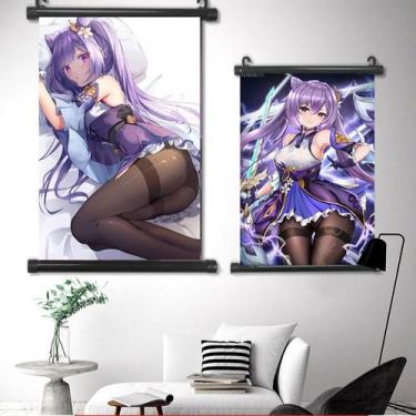 Imagem de Arte de parede Genshin Impact Amber Kaeya Xiao 30x45cm 40x60cm - taiyu