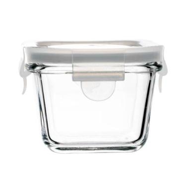 Imagem de Pote Hermético com Tampa Quadrado Lyor 150ml Vidro - Wolff