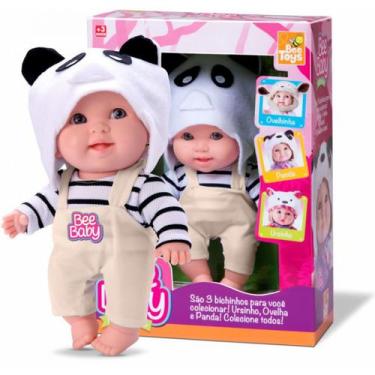 Imagem de Boneco Bebe Menino Infantil Bee Baby Bichinhos Panda BeeToys, Bichinho