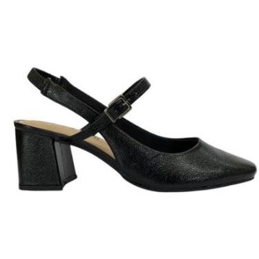 Imagem de Sapato Slingback Ramarim 2417131 Feminino Preto-Feminino