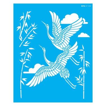 Imagem de Stencil de Acetato para Pintura 20x25 cm OPA - 3180 - Oriental Tsuru