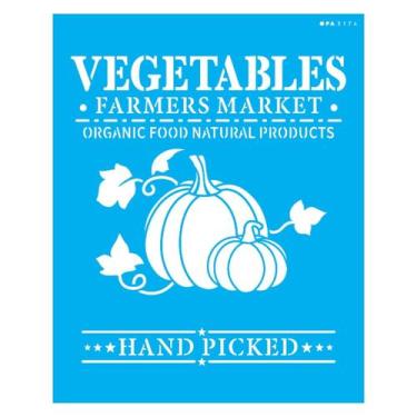 Imagem de Stencil de Acetato para Pintura 20x25 cm OPA - 3174 - Farmhouse Vegeta