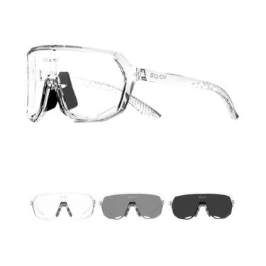 Imagem de Óculos De Sol Fotocromáticos UV400 Para Ciclismo Masculino E Feminino 