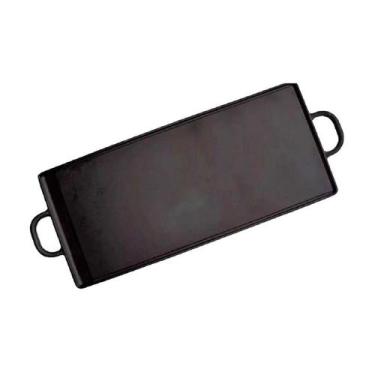 Imagem de Chapa de Ferro Fundido Com Alças de Ferro - Medidas 40x90cm - Rig Fund