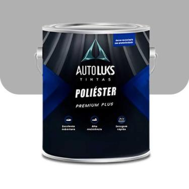 Imagem de Tinta Automotiva Poliéster Prata Melfi Fiat Jeep 900Ml Autoluks