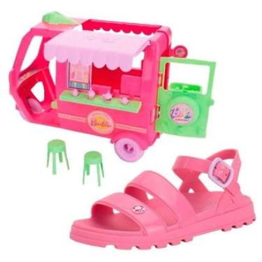 Imagem de Sandalia Grendene Barbie Acompanha Carrinho-Feminino