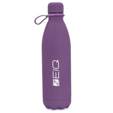 Imagem de Garrafa Térmica Emborrachada Zeiq 1L Roxa-Unissex