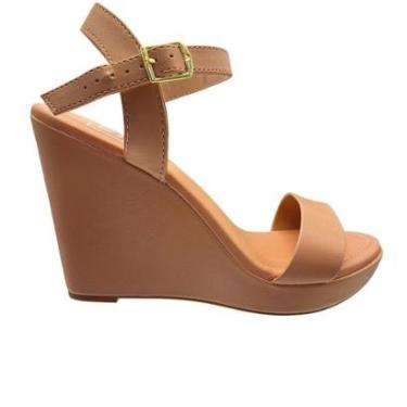 Imagem de Sandália Napa Turin Moleca Feminina Anabela Casual-Feminino