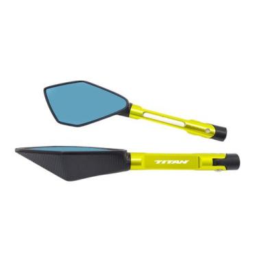 Imagem de Retrovisor Esportivo Gravado A Laser Titan 125 150 160 - Special Lever