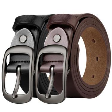 Imagem de Couro genuíno Belt West Leathers para mulheres (pacote com 2)