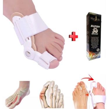 Imagem de Corretor Protetor Para Joanetes Ortopédico Articulado + Super Gel 30 E