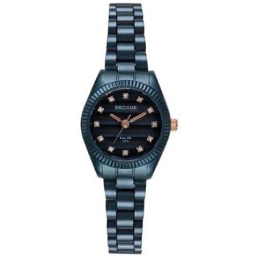 Imagem de Relógio Seculus 77362LPSVEA1 Feminino 24 mm Aço Inox-Feminino