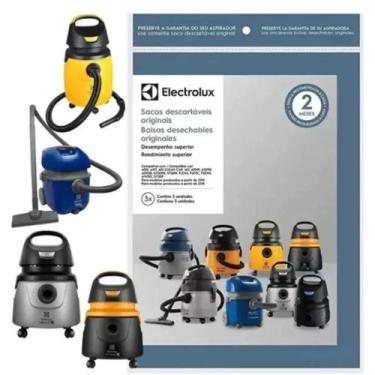 Imagem de Kit com 3 Sacos Descartáveis para Aspirador Electrolux CSE10