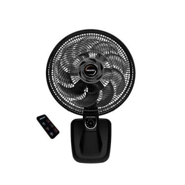 Imagem de Ventilador de Parede com Controle Mallory 40Cm Smart Control Preto 127