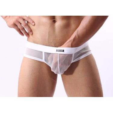 Imagem de CuecaTelinha tipo Slip Branco Tam GG - AE