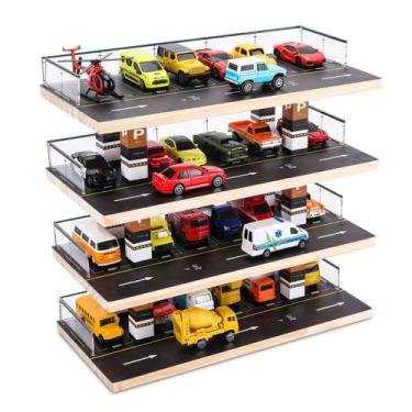 Imagem de Vitrine para carros de brinquedo Saichotoy Hot Wheels & Matchbox 1/64