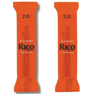 Imagem de Kit Palheta para Clarinete Rico 2,0 - RICO BY DADDARIO