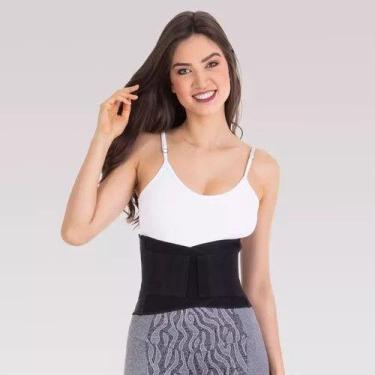 Imagem de Cinta Modeladora Abdominal Easy Waist Esbelt 017 Casapaula, Preto, 2EG