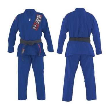 Imagem de Kimono de Jiu Jitsu Adulto Naja Choke, Azul, A0