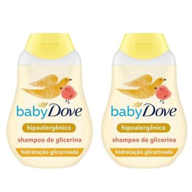 Imagem de Kit C2 Shampoo Baby Dove Glicerina 400ml Hidratação Delicada