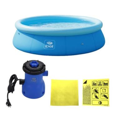 Imagem de Piscina Inflável Belfix 4600 Litros com Bomba Filtragem 127V 1136L