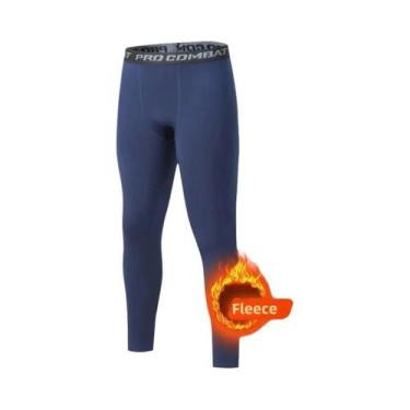 Imagem de Leggings Térmicas De Inverno Para Homens, Calças De Compressão Longas 