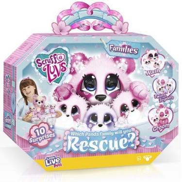 Imagem de Adotados SCRUFF a LUVS Live PETS Familia Panda FUN F0087-7